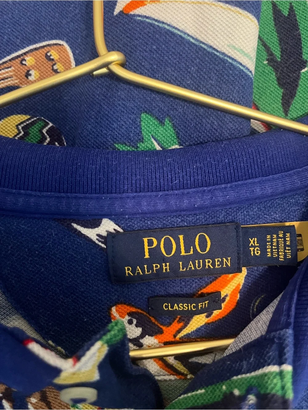 Polo Ralph Lauren Tropical Polo Bear Hawaiian Shirt XL